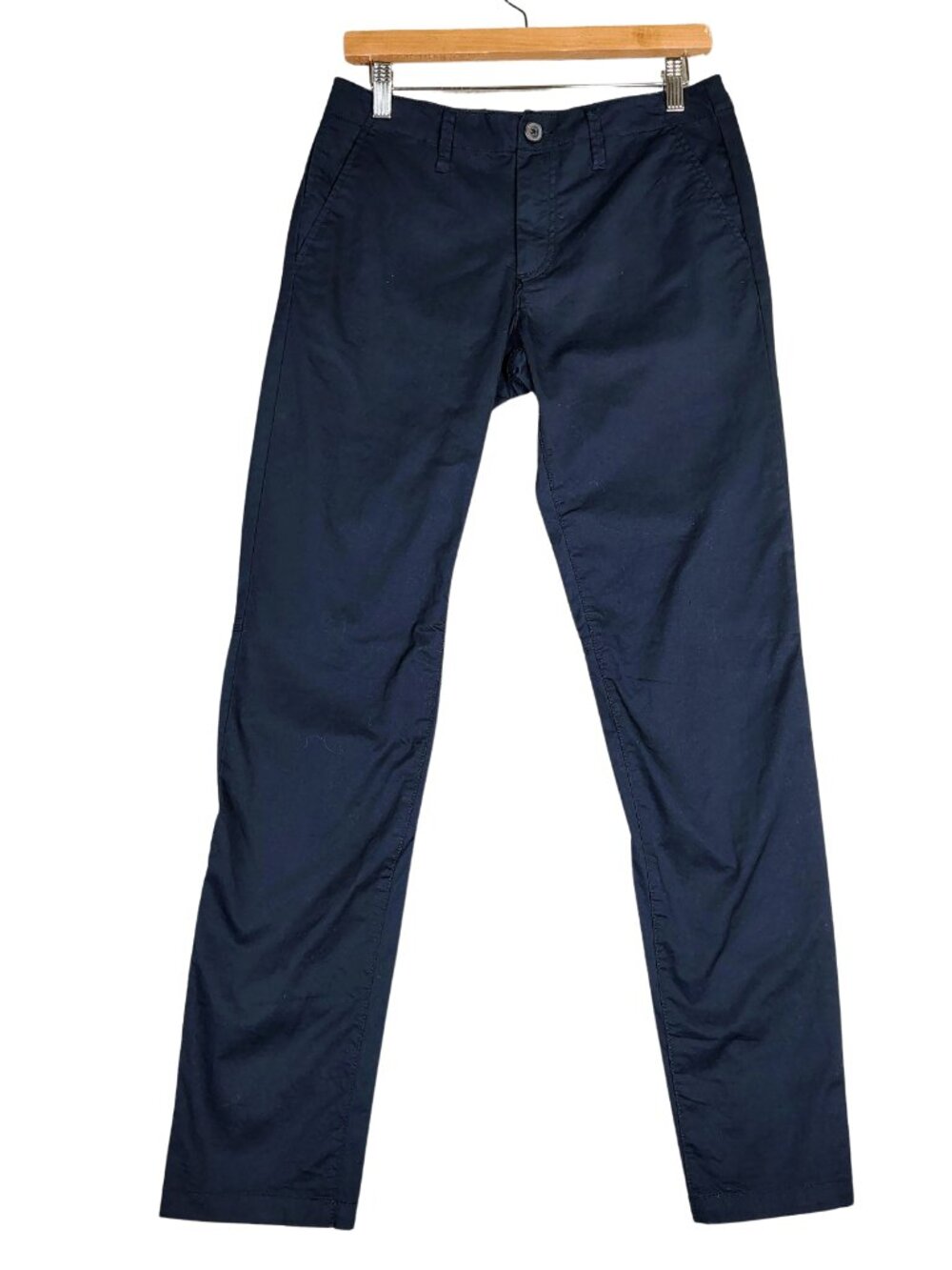 A|X Armani Exchange Pants Women's 30R Blue Slim Fit Coupe Ajustee Chino NWT
